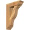 Ekena Millwork Funston Traditional Rough Sawn Bracket w/ Offset Brace, Western Red Cedar, 6"W x 18"D x 26"H BKT0604X18X26FST01RWR - alternate 1